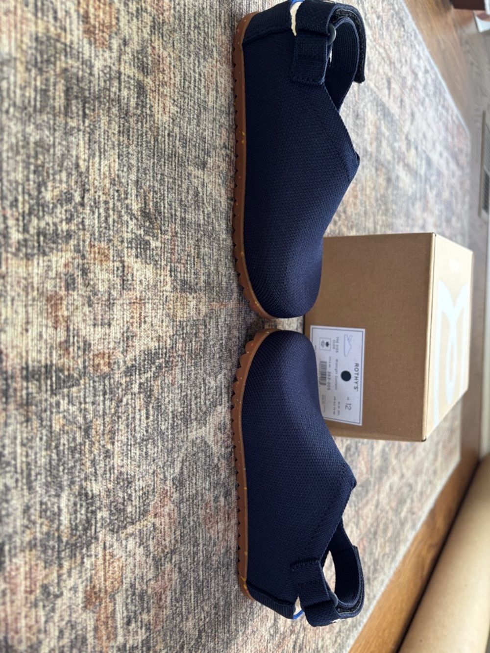 Rothy's Kids Clog in Midnight Confetti Navy. Size 12. Never worn. New with box - Picture 5 of 7